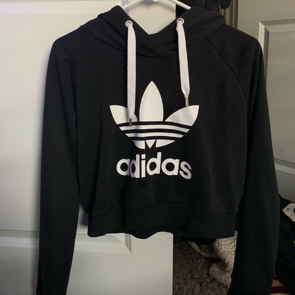Adidas cropped hoodie